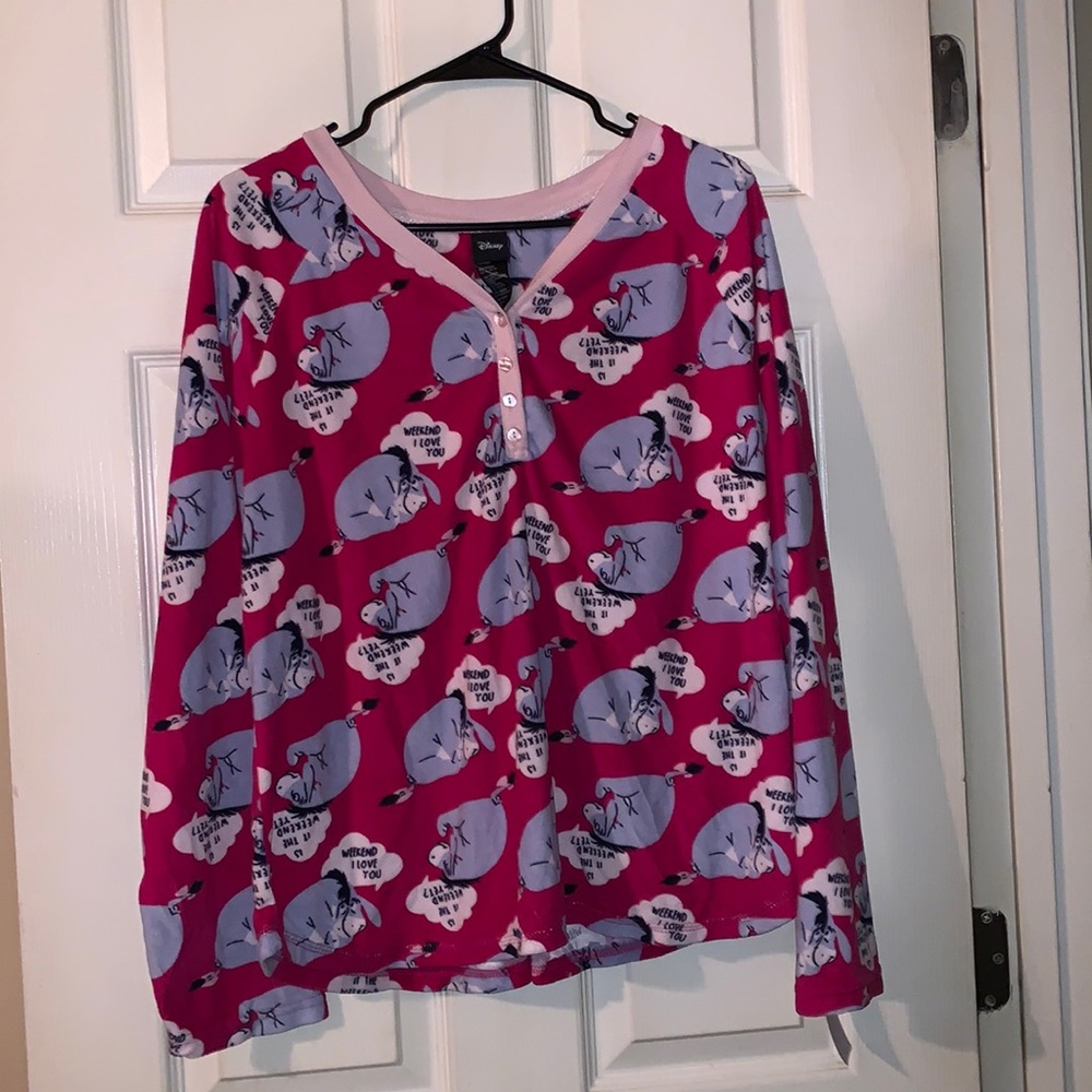 💕DISNEY EEYORE COZY FLEECE PAJAMAS SET💕